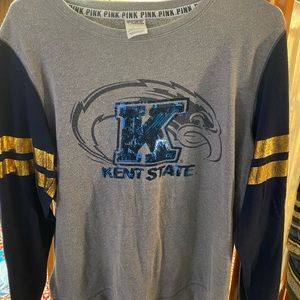 PINK Kent state crewneck